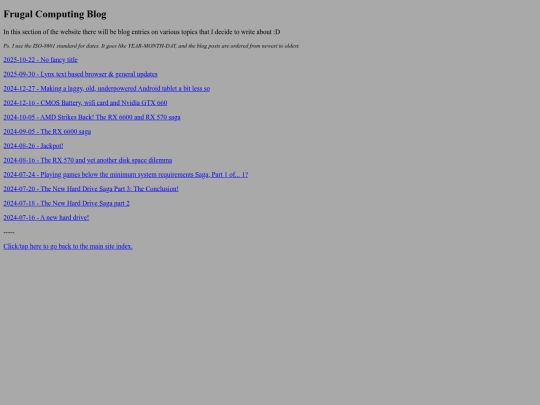 blogg screenshot