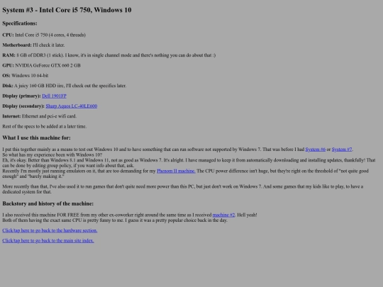 hardware/core_i5_750_win10 screenshot