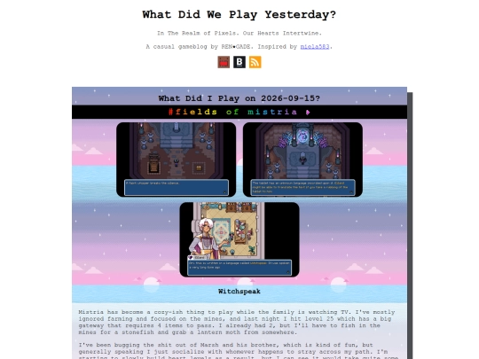 blog screenshot