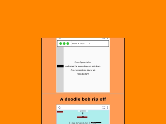 projects screenshot