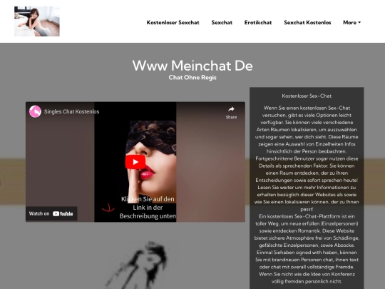 Www-meinchat-de screenshot