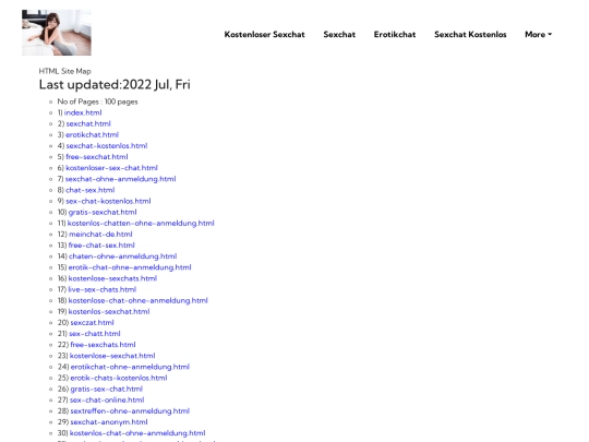 sitemap screenshot