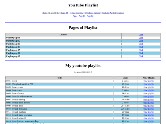 youtube_playlist screenshot