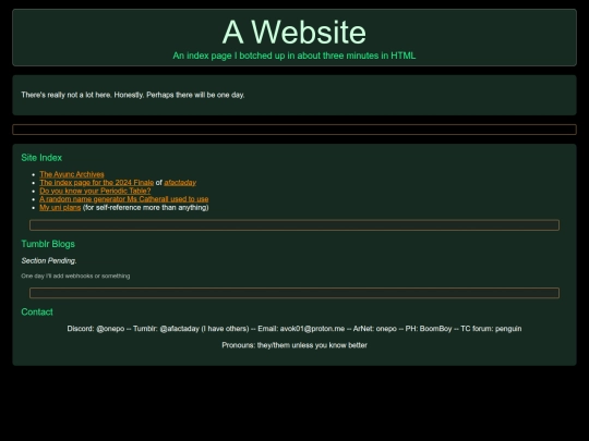 index screenshot