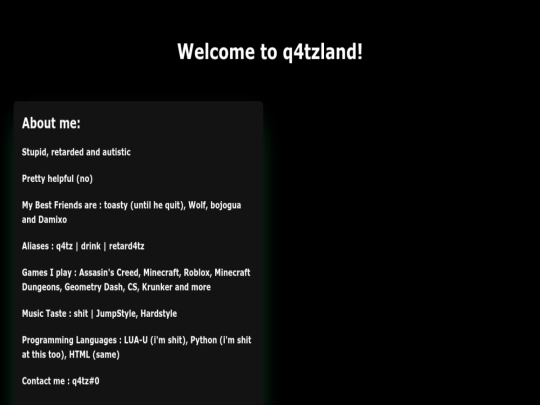 index screenshot