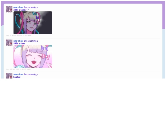 blogfeed screenshot