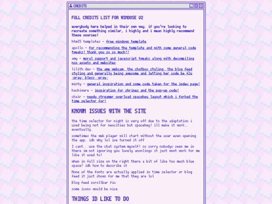 credits screenshot