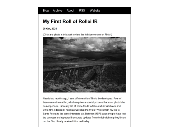 blog/posts/2024-10-28-First-Roll-of-Rollei-IR screenshot