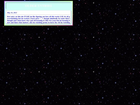 entries screenshot