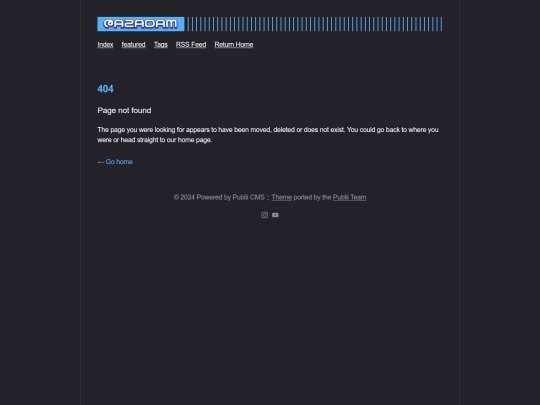 blog/404 screenshot