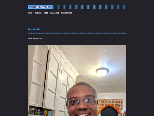 blog/about-me screenshot