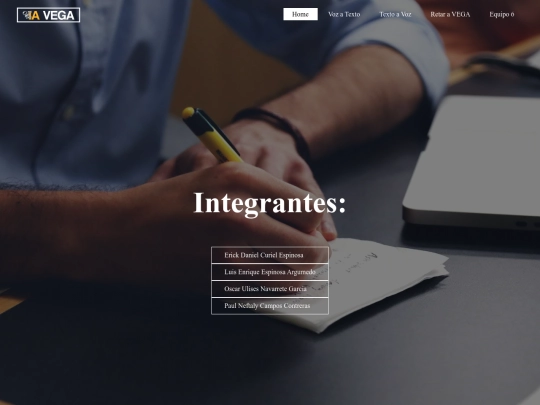 integrantes screenshot