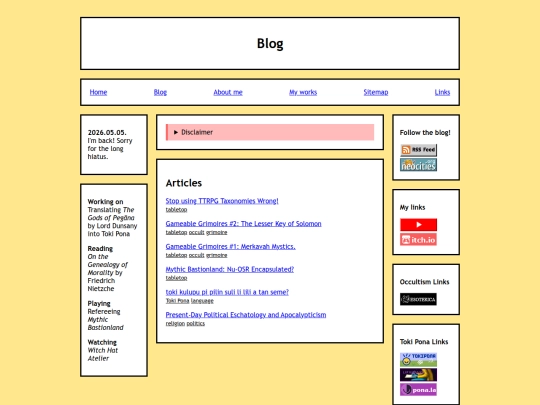 blog screenshot