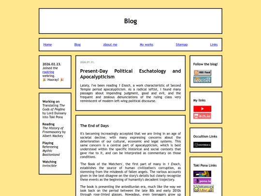 blog/eschatology screenshot