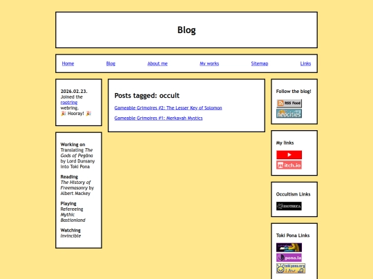 blog/tag/occult screenshot
