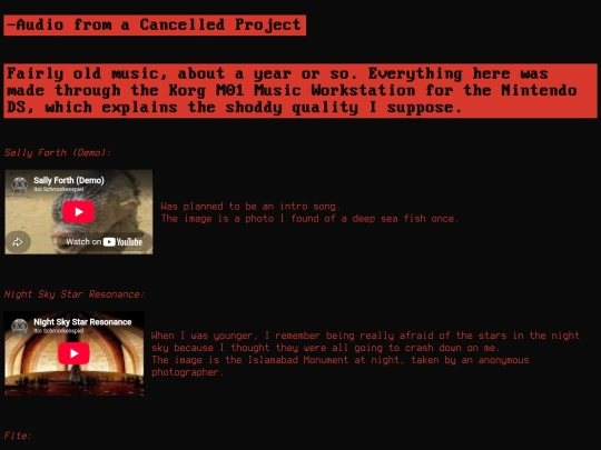 Music screenshot
