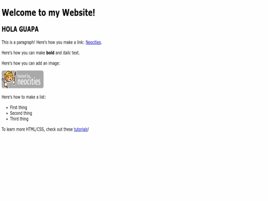 index screenshot