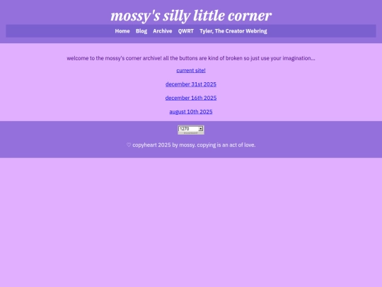 archive screenshot