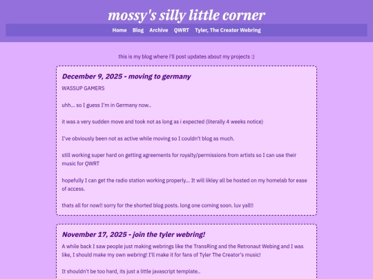 blog screenshot