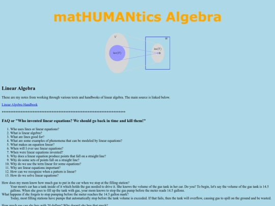 matHUMANtics_Algebra screenshot