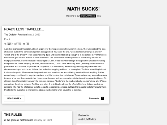 matHUMANtics_MathSucks screenshot