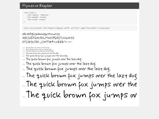 assets/fonts/Mynerve/demo screenshot