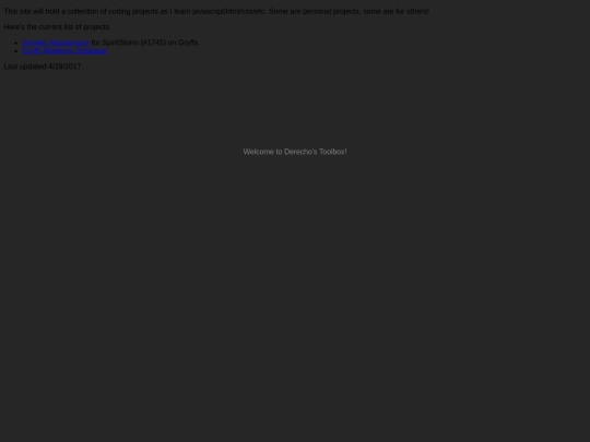 index screenshot