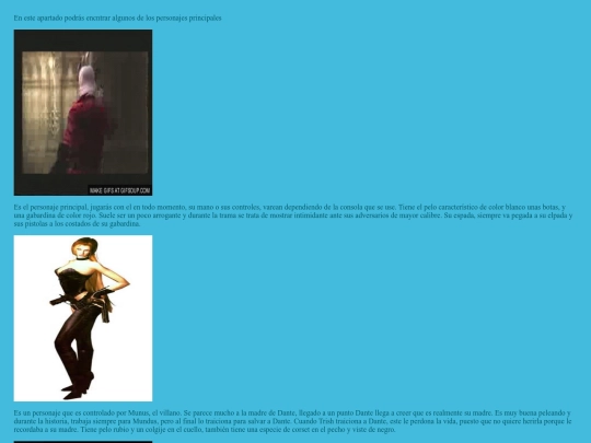Devil May Cry/Personajes screenshot