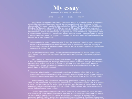 essay screenshot