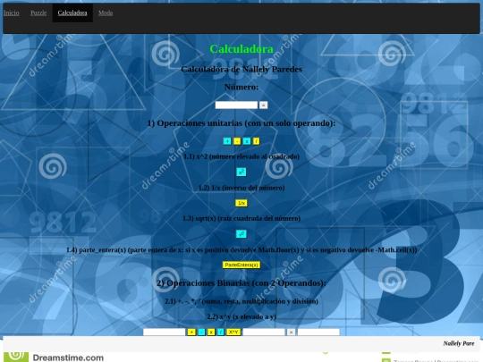 carrusel/calculadora screenshot