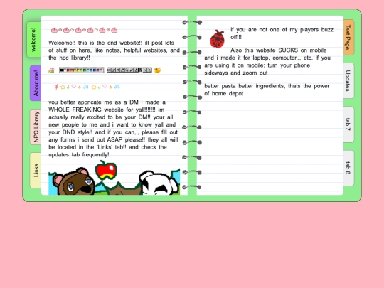 index screenshot