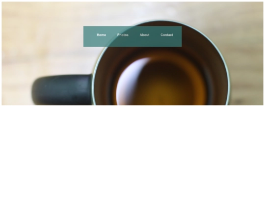 navbar screenshot
