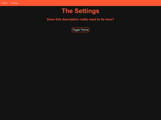 settings screenshot
