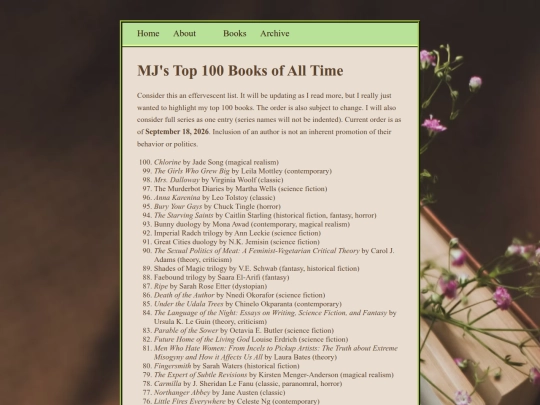 books screenshot