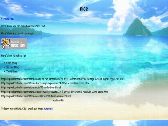 index screenshot