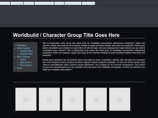 wiki/inspirations screenshot