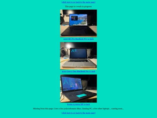 systems screenshot
