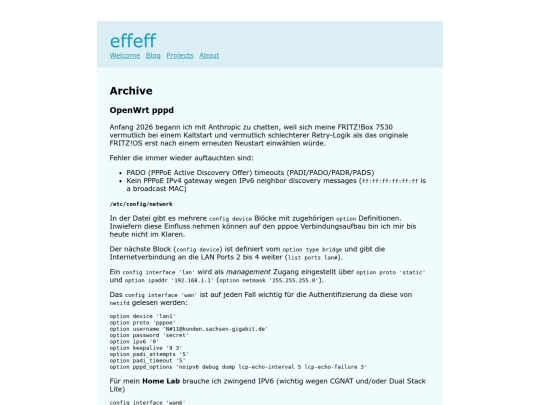 projects/archive screenshot