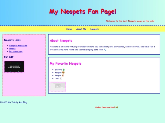 neopets screenshot