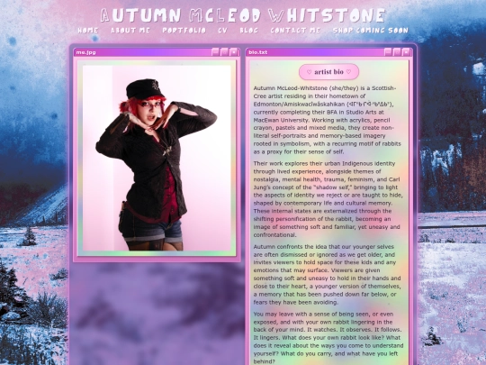 aboutme screenshot
