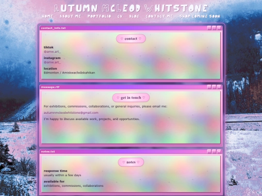 contact screenshot