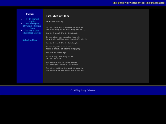 poems/Two Men at Once screenshot
