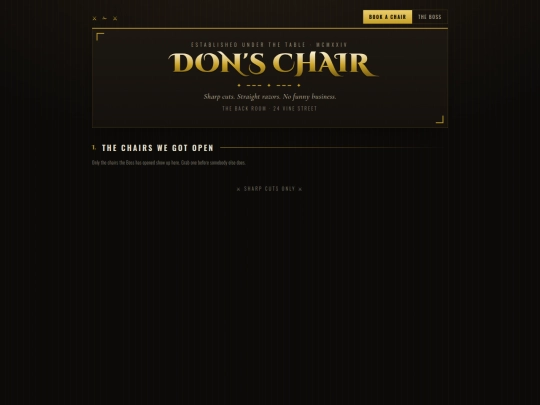 dons-chair-booking (1) screenshot