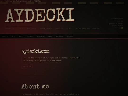 index screenshot
