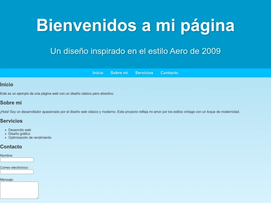 Aero screenshot