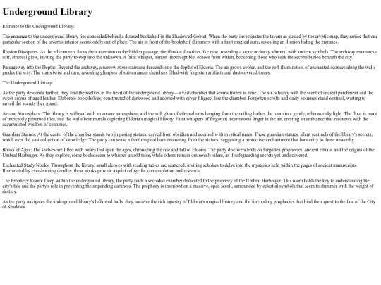 Underground-library screenshot