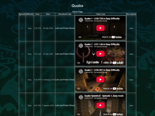 pages/quake screenshot