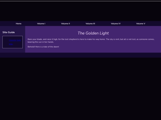tut/goldenlightchapters.html/goldenlightindex screenshot