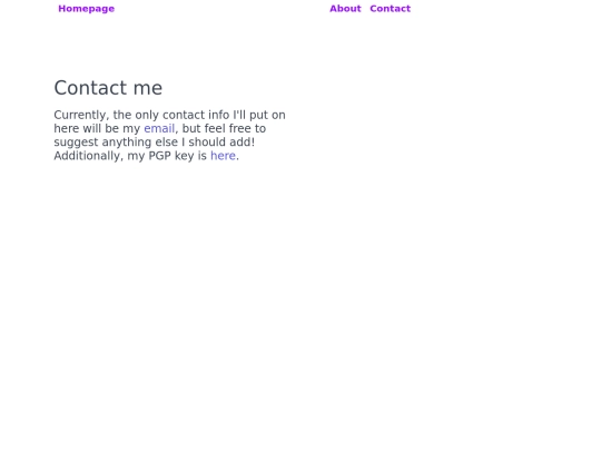 contact screenshot