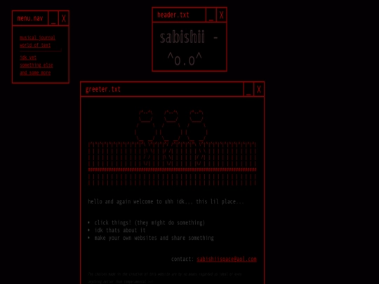 index screenshot